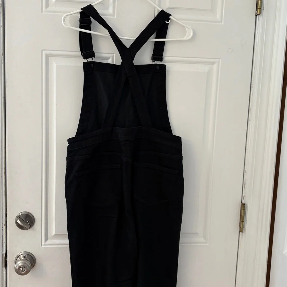 Madewell Denim Cross Back Overalls sz large